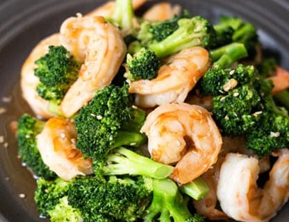 Shrimp with Broccoli